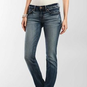 ⭐ Buckle Big Star Dark Medium Wash Bootcut Denim Jeans BKE 29R